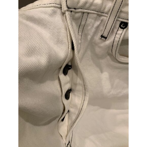 AGOLDE Opening Ceremony White  High Rise Classic Straight Denim Jeans, Size 29 - Picture 11 of 11